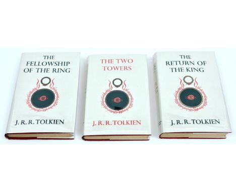 Lord of the Rings by J.R.R. Tolkien. 3 volumes, First Edition, Pub. George Allen and Unwin. The Fellowship of the Rings; 1st 