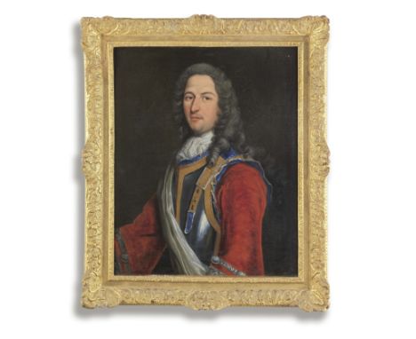French School, early 18th CenturyPortrait of a gentleman, traditionally identified as Louis Philippe d'Angers, half-length, i
