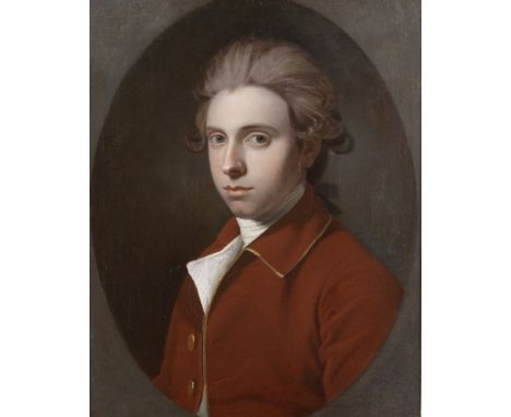 Circle of Sir Nathaniel Dance Holland, Bt. (London 1734-1811 Winchester)Portrait of a gentleman, bust-length, in a russet coa