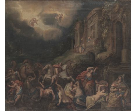 Follower of Hans Rottenhammer I (Munich 1564-1625 Augsburg)The Destruction of the Children of Niobe oil on canvas79 x 90.3cm 