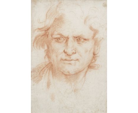 Neapolitan School, 17th CenturyStudy for a head of a man red chalk on paper laid down on paper24.9 x 17.2cm (9 13/16 x 6 3/4i