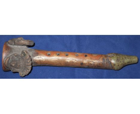 An Inca style pottery flute