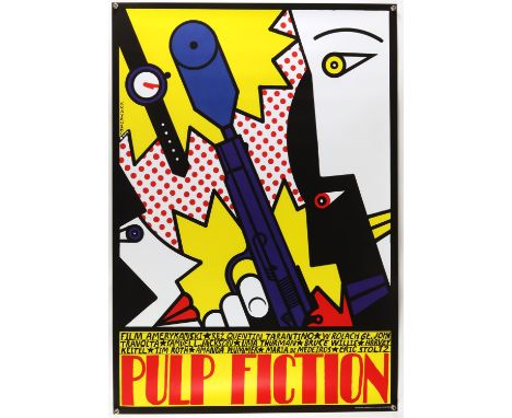 Pulp Fiction (R-2011) Polish commercial poster, directed by Quentin Tarantino, artwork by Andrzej Krajewski, rolled, 27 x 39 