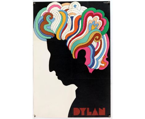 Bob Dylan (1967) US Record album Insert poster, artwork by Milton Glaser, folded, 22 x 33 inches. 