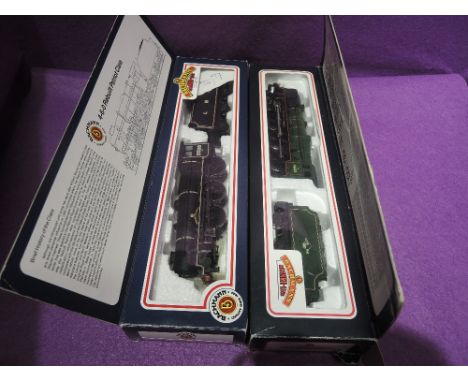 Two Bachmann 00 gauge loco's &amp; tenders, 4-6-0 Black Watch with incorrect tender, boxed 31225 and Morecambe &amp; Heysham,