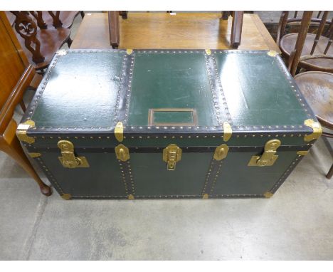 A Victorian steamer trunk