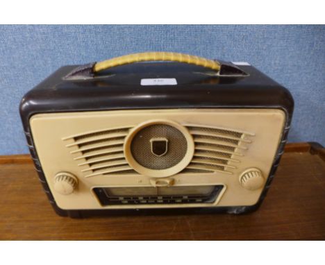 A vintage Bakelite Ultra radio