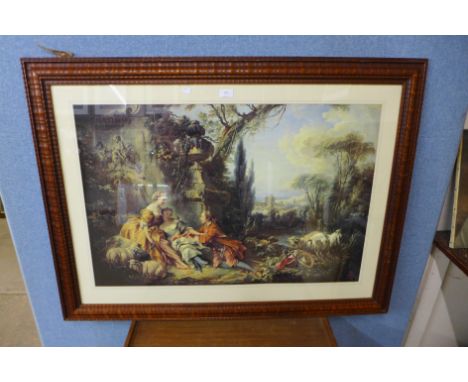 A large classical scene print