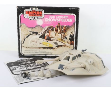 Palitoy Vintage Boxed Star Wars The Empire Strikes Back Rebel Armoured Snowspeeder, Cat.No.33361, opening cockpit, landing ge
