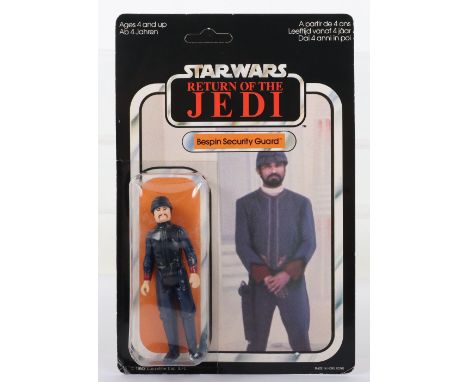 Palitoy General Mills Star Wars Return of The Jedi Bespin Security Guard Vintage Original Carded Figure, 3 ¾ inches mint, fac