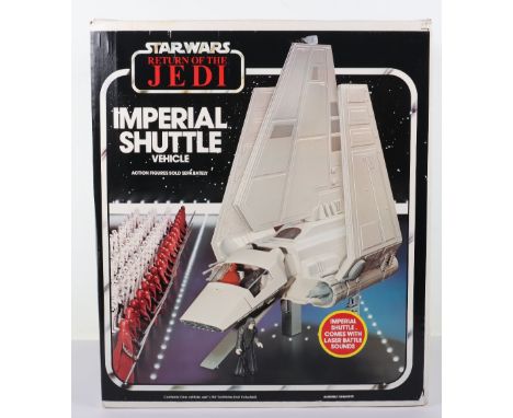 Vintage Boxed Palitoy Star Wars Return of The Jedi Imperial Shuttle Vehicle, made in U.K. in excellent complete original cond