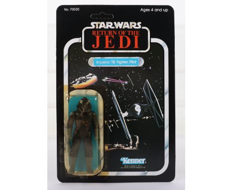 Kenner Star Wars Return of The Jedi Imperial TIE Fighter Pilot Vintage Original Carded Figure, 3 ¾ inches mint, factory seale