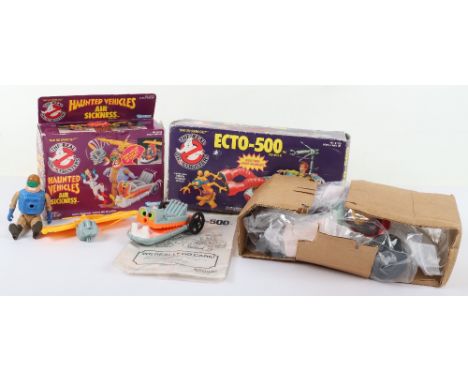 Two Boxed Vintage Kenner The Real Ghostbusters Vehicles, circa 1986, ECTO-500 vehicle, with twin ghost grabbers (missing ante