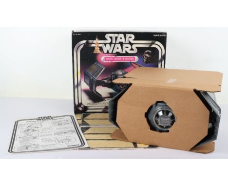 Boxed Palitoy Vintage Star Wars Darth Vader Tie Fighter,spaceship with flashing laser light and space sound (untested) Cat No
