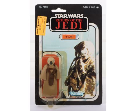 Kenner Star Wars Return of The Jedi 4-Lom Vintage Original Carded Figure, 3 ¾ inches mint, factory sealed bubble (slightly ye