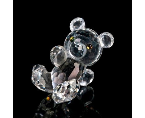 Lead crystal part of the When We Were Young collection and is the very first Kris Bear issued. Swarovski etched backstamp. Ar