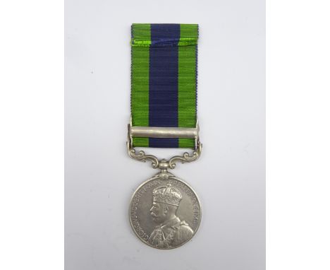 George V India General Service medal awarded to 10520 Sep. Bakhshi Singh 4-11 Sikh R. with North West Frontier 1930-31 bar Co