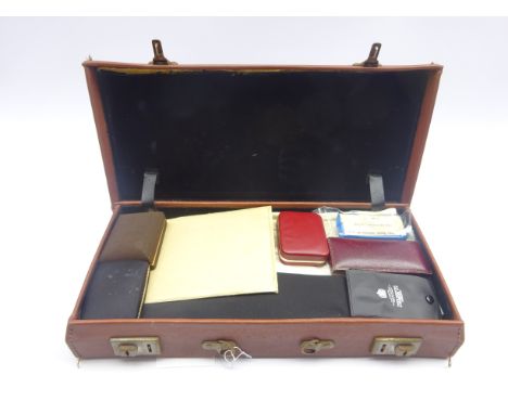 Masonic regalia for the Pomfret Lodge Northampton including two silver gilt and enamel jewels hallmarked London 1953 and B'ha