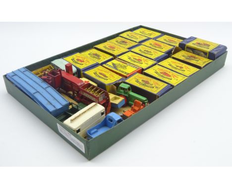 Collection of Matchbox 1950-70s 1-75 series including; no.10 (boxed), no. 35 (boxed), no. 2 (boxed), no. 45 (boxed), no. 27 (