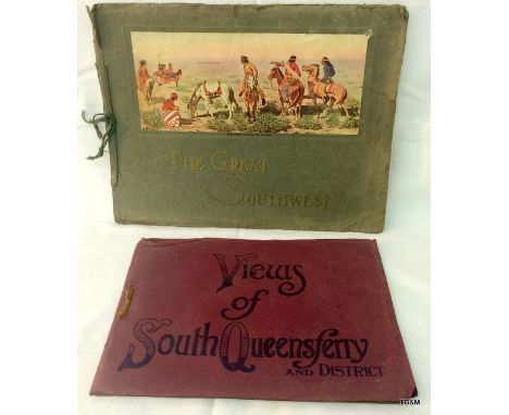 Viewbook and prints 1911 book of prints of the Santaze trait, book of Victorian views