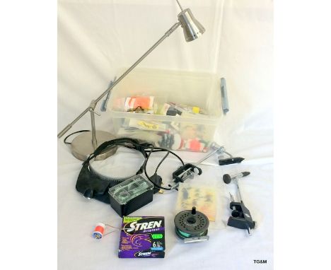 Fly Making kit & Equipment with Light 