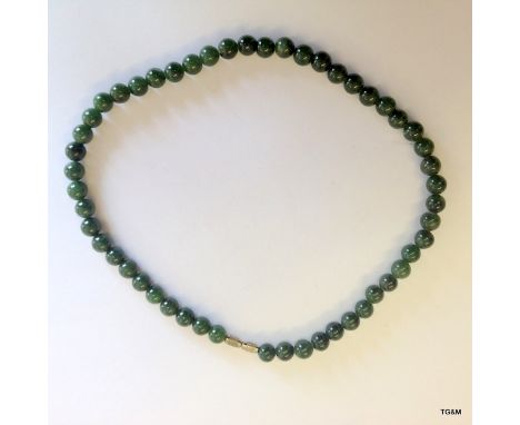 A green Jade necklace