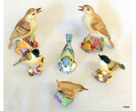 Royal Worcester bird figures