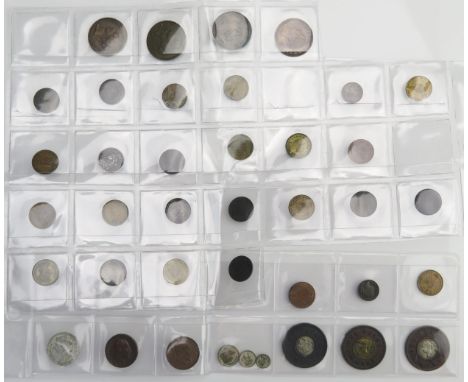 Selection of model money 1/4 Farthing upwards 