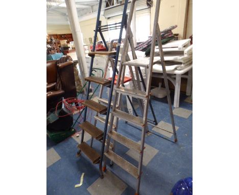 Three Various Step Ladders 