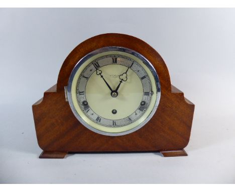 A Good Quality Edwardian Mantle Clock with Westminster Chime Movement, JW Benson London 