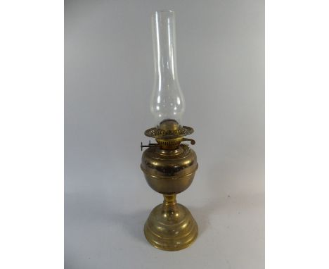 A Brass Oil Lamp
