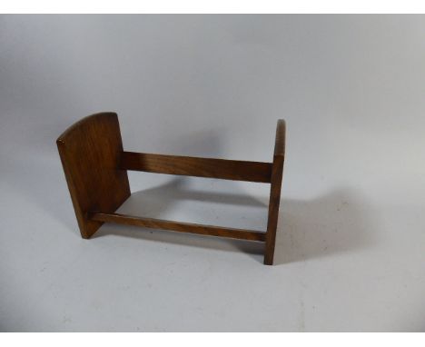 A Small Edwardian Oak Book Trough 