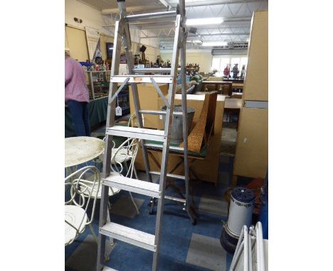 A Titan Three Way Step Ladder