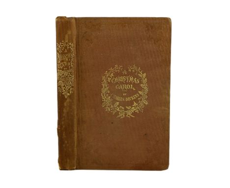 ° ° Dickens, Charles - A Christmas Carol, in Prose, Being a Ghost Story of Christmas, 1st edition, 1st issue, Chapman & Hall,