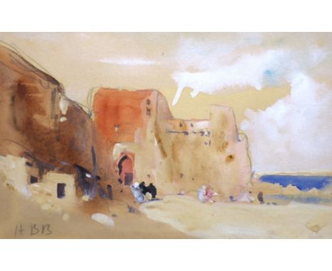 Hercules Brabazon Brabazon (British, 1821-1906) View on the North African coastwatercolourinitialled in pencil13 x 21cm***CON