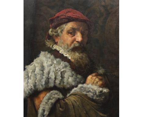 William Arthur Breakspeare (British, 1855-1914) Portrait of a 17th century gentlemanoil on canvassigned and dated 188160 x 50