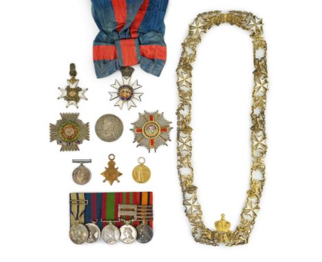 A magnificent group of Afghanistan, Indian General Service, Boer War, and Great War of eleven medals, awarded to General Sir 