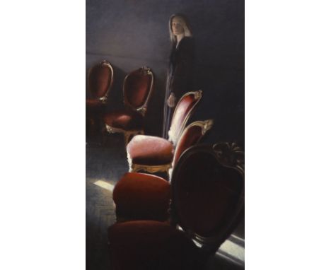 § § Genevieve Dael (French, b.1947) 'Que le Jour Finisse'oil on canvassigned verso and numbered 211, Francis Kyle Gallery lab