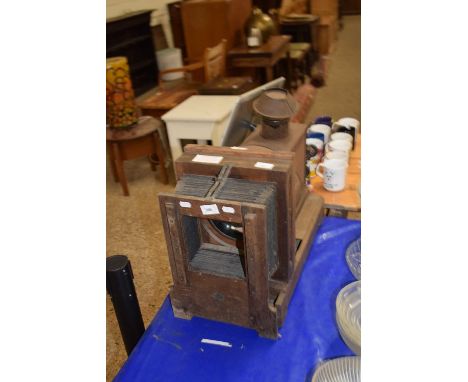 Vintage wooden framed projector/magic lantern