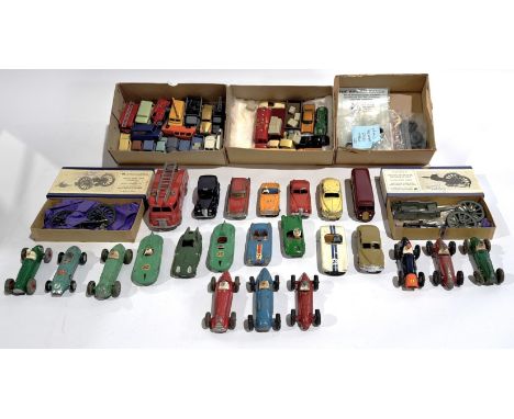 Dinky &amp; similar, Race Cars &amp; similar, a boxed &amp; unboxed group. Including Morris Oxford &amp; Maserati&nbsp;Race C