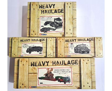 Corgi "Heavy Haulage" a boxed 1:50 scale group comprising of CC12909, CC11102, CC12304 along with CC12513. Although unchecked