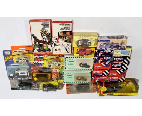 Matchbox, Corgi &amp; similar, Military related, a boxed group. Although unchecked for completeness condition generally appea