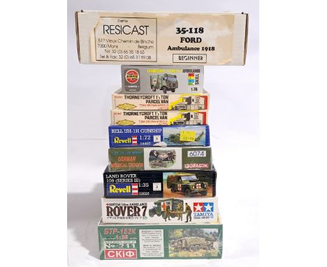 Airfix, Revell &amp; similar, Military related, Model Kits &amp; similar, an unmade boxed group. Although unchecked for compl