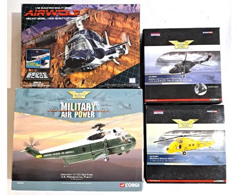 Corgi Aviation Archive and similar, a boxed 1:72 &amp; 1:48 scale Military Helicopter group to include AA33403 (Military Air 