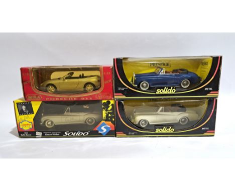 Solido &amp; Mira 1:18 scale &amp; similar, a boxed car group. Includes 1961 Rolls Royce &ldquo;Orson Welles&rdquo; Limited E