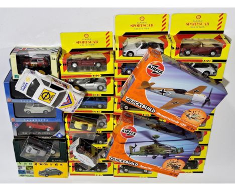 Vanguards &amp; similar, a&nbsp;boxed &amp; unboxed group.&nbsp; With two AirFix Model Kits. Although unchecked for completen