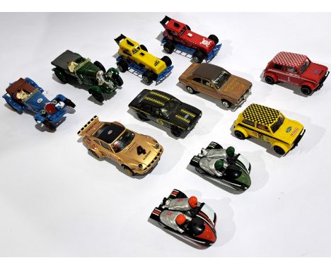 Scalextric Electric Model Racing Cars, an unboxed group.&nbsp; Although untested &amp; unchecked for completeness condition g