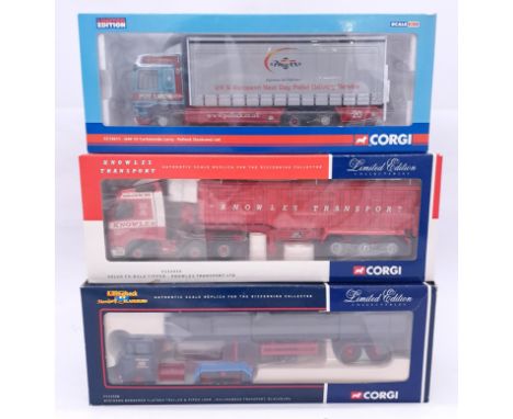 Corgi, a boxed group of 1:50 scale Commercial models. Conditions although unchecked for completeness appear generally Good in