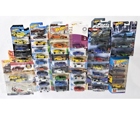 Mattel Hotwheels mixed boxed &amp; Blaster Pack&nbsp;group.&nbsp; Includes Car Culture Team Transport, Exotic Envy &amp; Gran