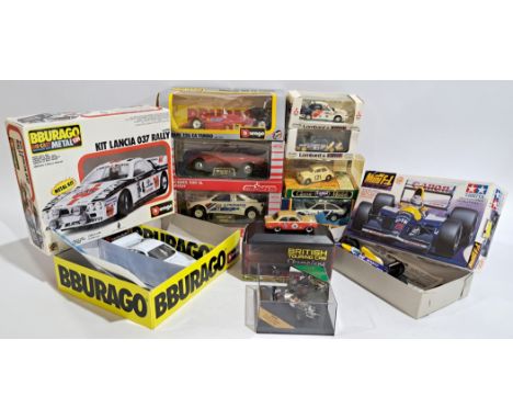 Matchbox, Corgi, Bburago &amp; similar, a boxed group. With two constructed model kits. Although unchecked for completeness (